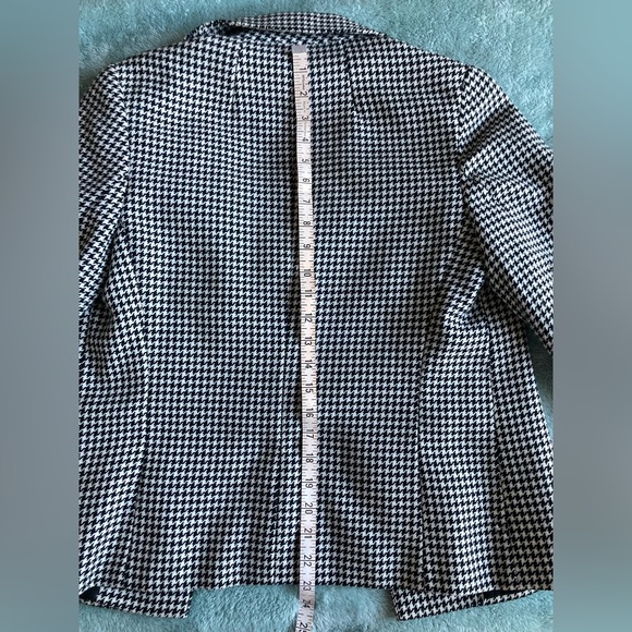 Vintage Rivera wool blend blazer houndstooth - Picture 8 of 9